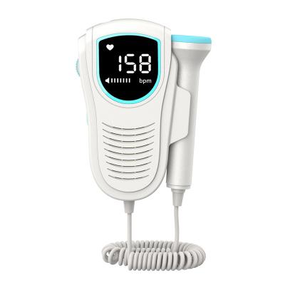 Cina Acrylic Home Pregnant Doppler Baby Heart Rate Monitor Pocket Doppler Fetal Doppler Ultrasound Baby Heartbeat Rate Detector in vendita