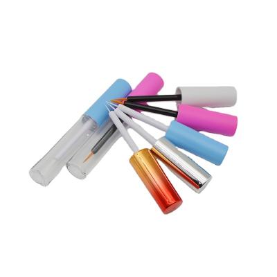 China 2022 Lip Gloss Cosmetic Tube Eyeliner Tubes Eyelash Glue Empty Plastic Container With Brush Growth Eye Lash Serum Tubes Wholesale for sale