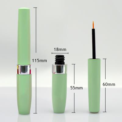 China 5ml Cosmetic Magnetic Custom Aluminum Eyelash Glue Tubes Eyeliner Bottle Serum Eyelash Packaging Tubes for sale