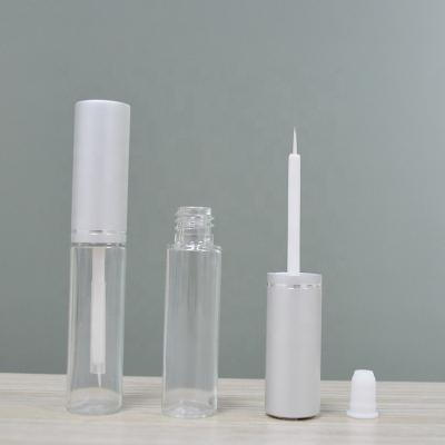 China Cosmetic Plastic Eyelash Glue Adhesive Bottles Clear Wick-on Eyeliner Container Cases Eyelash Serum Tubes Aluminum Cap Plastic Tubes for sale