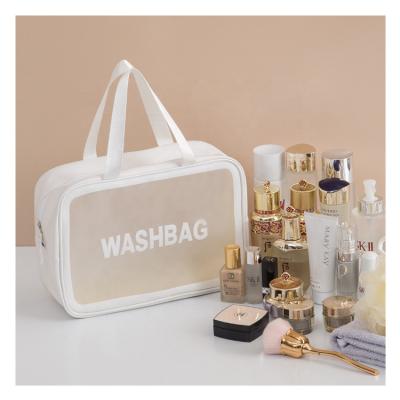 China Wholesale Women Eco-friendly Ladies Waterproof Bags Ladies Pouch Beauty Clear Travel Makeup Pouch Cosmetic Bags for sale