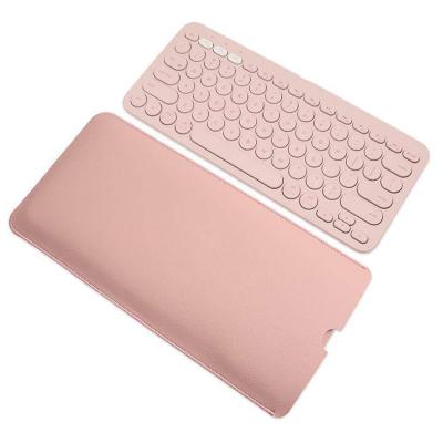 China Frame filter leather sleeve keyboard PU key mount sleeve travel keyboard pocket filter wireless multiple devices made of light control sleeve for sale