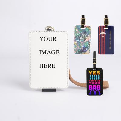 China Travel Travel Customized Luggage Tag Personalized Leather Luggage Tag Custom Luggage Tag for sale