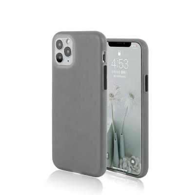 China Phone Case For Iphone 11 Liquid Silicone Cell Phone Case Gray For Iphone 11 Suitable For iPhone SE for sale