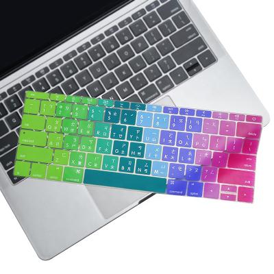 China Custom Laptop Keyboard Language Keyboard Covers Silicone Keyboard Protective Film for sale