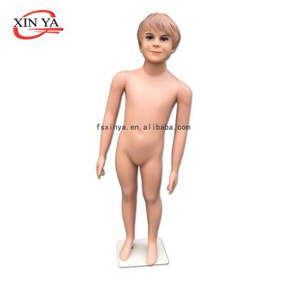 China Lightweight FULL PE GIRLS Plastic Mannequins With Metal Base for sale