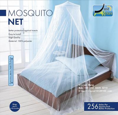 China King Size Bed Hanging Around Circular Portable Folded Mosquito Net for sale