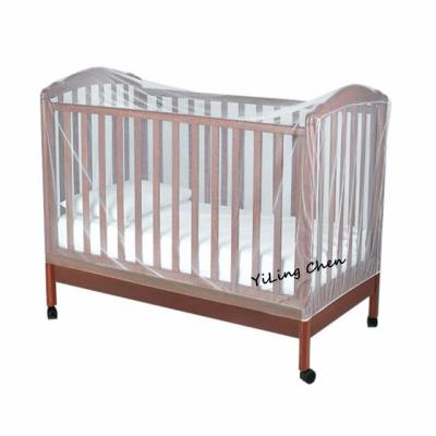 China Wholesale High Quality Easy Care Folded Netting Mosquito Cover For Rectangular Quadrate Crib/Baby Crib Mosquito Nets for sale