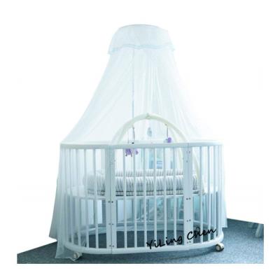 China Mosquito Netting Folded Blanket for Baby Crib and Kids Bed/Easy Care High Quality Folded Round Tapered Circular Baby Mosquito Nets for sale