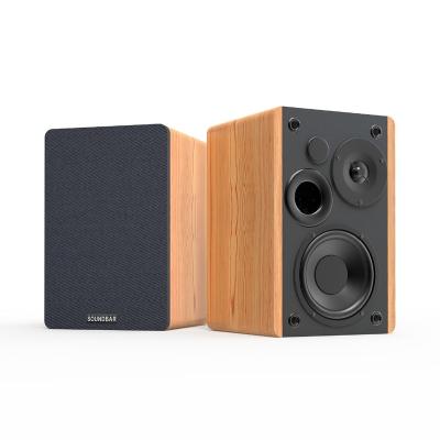 China Wireless System High Quality Sound Home Theater System Wooden Bookshelf Speaker Sound System for sale