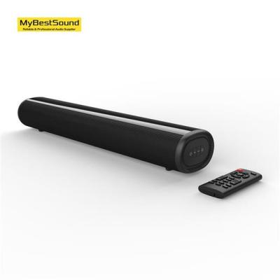 China Mini System Factory Price Desktop Tooth 5.0 Sound Bar Portable Blue Light Weight 2.0 Home Audio Speaker for sale