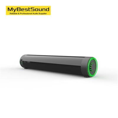 China Mini System 2.0 Ch RGB Gaming Soundbar BT 5.0 Computer Speakers PC Bar Sound Speaker for sale