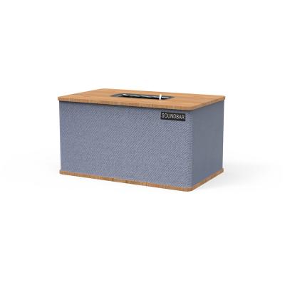 China Wireless System SR03 Marshall Style Desktop Speaker High End Grain Wood Tech Active Speaker Shelf for sale