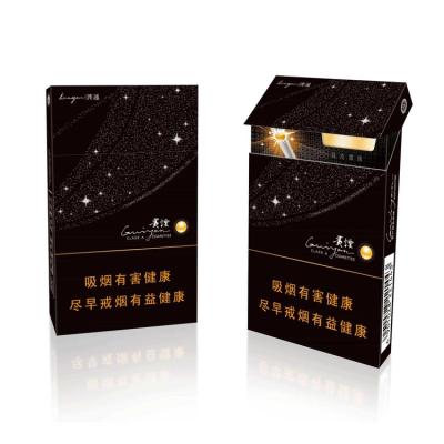 Chine Folding Box 237gsm Laser Aluminized Small Long Cigarette Paper Boxes With Custom Logo Design à vendre