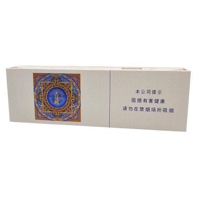 China Disposable White Cardboard Luxury Cigarette Boxes Custom Logo Packaging Case for sale