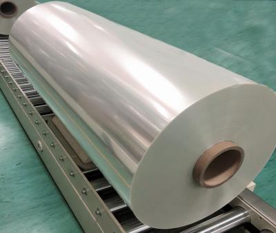 China 12um Bopet Lamination Moisture Proof Transparent Stretch Heat Hot Stamping Film for sale