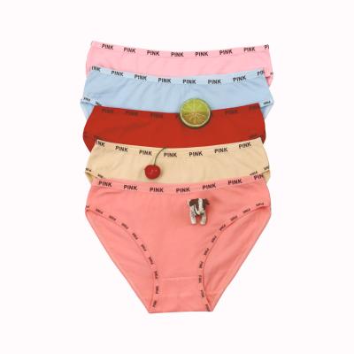 China Breathable Hot-selling Plain Dyed Leak Proof Knickers 3 Layer Penty Pink Cotton Panties For Girls for sale