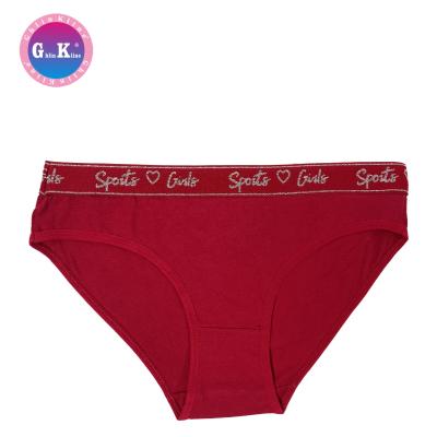 China Breathable Ladies Gold Panties Cotton Waistband Knickers Silk Panties Underwear for sale