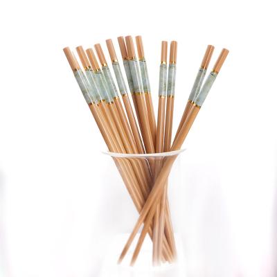 China Viable imitate reusable premium porcelain bamboo chopsticks tablewareset five pairs gift box chopsticks for sale