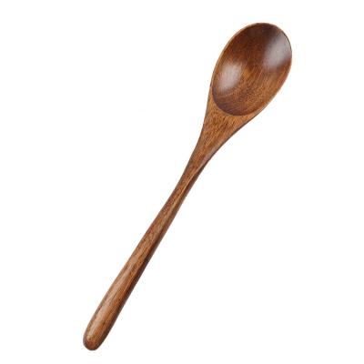 China Sustainable High Grade Hygiene Health Safety Heat Insulation Children Efficient Mini Wooden Rice Spoon for sale