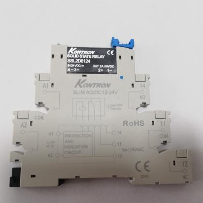 Китай IP40 PLC KONTRON 6.2mm Width CE Rohs Din-Rail Solid State Relay продается