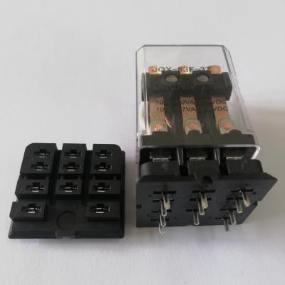 China 11pin DUSTPROOF 10A plug in relay for sale