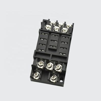 China NO Pin 40A 11 Pin Power Din Rail Plug-in Relay Socket à venda