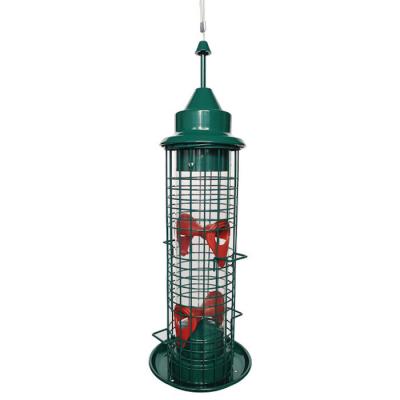 China Ardilla anti soldada con autógena verde de Mesh Hanging Bird Feeders Automatic del alambre de acero en venta