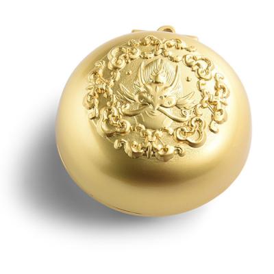 China Plateren Dia 40mm van de luxe het Gouden Kleur Aangepaste het Asbakje van de Metaalzak Te koop