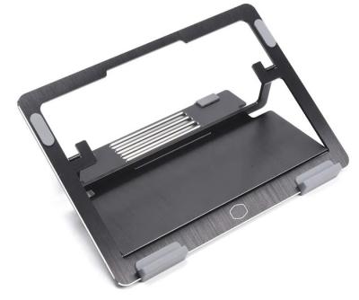 China De draagbare Aluminiumlaptop Tribune van Tray Brushed Finishing Foldable Laptop Te koop