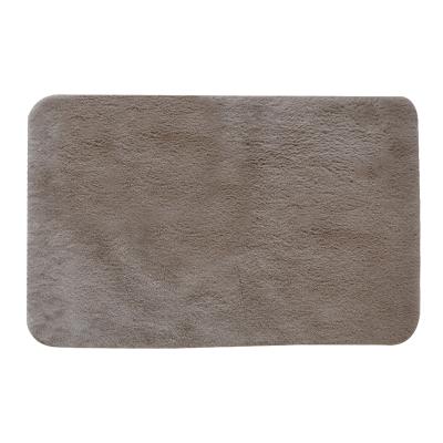 China Factory Supplier Sustainable Bath Mat Carpet Anti Slip Plush Bathroom Cover for sale