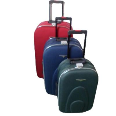 China Super Cheap Polyester Luggage Bags Durable Trolley Bags For School Essential Trolley Luggage Case for sale