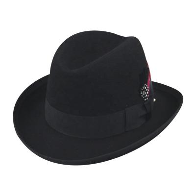 China Character LiHua Customized Soft Hat Outdoor Cap Wool Ribbon Decoration Australian Wool Felt Hat for sale