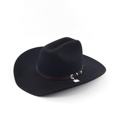 China OEM New Arrival LIHUA Cowboy Character Rabbit Men Hats Wholesale Classic Fur Felt Hats 100% Western Men Hat for sale