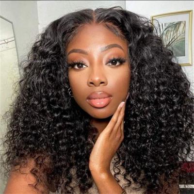 China Water Wave My Dream Hair 13x4 Water Wave Wigs Human Hair Lace Front Wigs Virgin , Glueless Brazilian Hair Hd Lace Front Wigs for sale