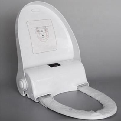 China Slow-end Manual Toilet Seats Evson Premium Quality ABS Manual Toilet Seat Cover With ET301A Battery Operation for sale