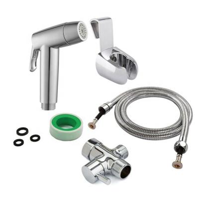 China Dual Model: Saturating 2 Sprayer (Stream/Spray) Handheld Bidet Toilet Sprayer Shattaf Cloth Diaper Sprayer 2-Mode Kit - Personal Hygiene Cleaning for sale