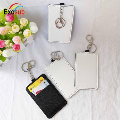 China White Exosub Sublimation Blank Card Holder High Quality Credit Card Holder Card Holder For Sublimation for sale