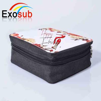 China Eco Friendly Hot Selling Printable Cosmetic Bag Sublimation Blanks for sale