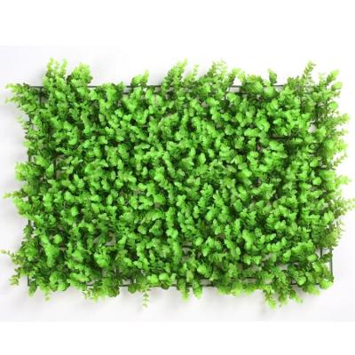 China Green minimalist background wall simulation fence lawn eucalyptus globulus globulus grass and plant decoration for sale