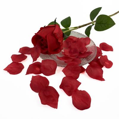 China Natural Touch Real Rose New Arrival Qualified Fast Shipping Ultra-realistic Artificial Silk Rose Flowers Petals Wholesale China for sale