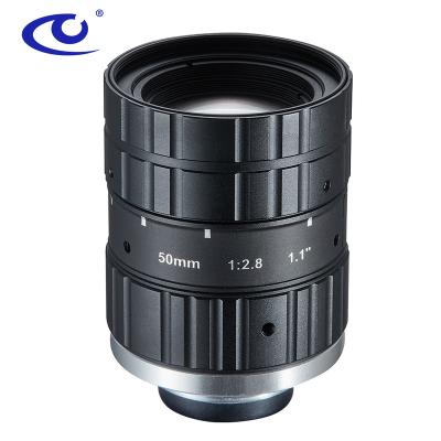 China For HC-C5028M-12MP F50mm Long Large Focal Length F2.8-F16 Aperture 1.1 Industrial Camera Lens Cost Effective for sale