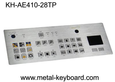 Cina Tastiera industriale impermeabile del metallo degli ss con il touchpad, immagine variopinta stimata delle chiavi in vendita