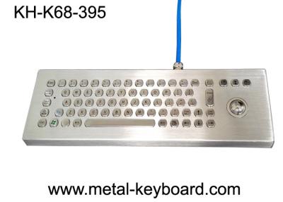 China Wasserdichte Tischplattenmetallcomputer-Tastatur mit Laser-Rollkugel, schroffe Tastatur zu verkaufen