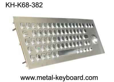 China Platten-Berg-Metallindustrielle PC Tastatur mit wasserdichter Rollkugel zu verkaufen