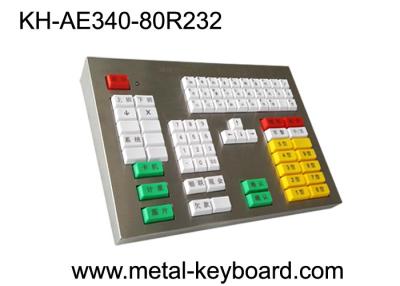 China Teclado mecánico de 80 llaves con el panel del metal para el área del transporte en venta