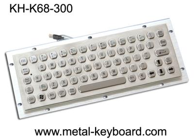 China Teclado del acero inoxidable del panel táctil del teclado de ordenador del metal de la resistencia del vándalo/65 llaves en venta