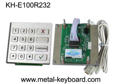 China O quiosque da prova do vândalo/ATM que verifica dispositivos Metal o teclado numérico numérico exterior, 16 chaves de função à venda