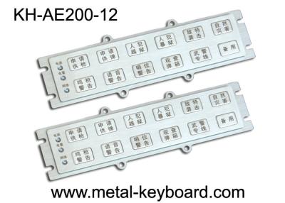 Cina Liquido metallico su ordinazione - rinforzi la tastiera industriale del chiosco del metallo con 12 chiavi in vendita