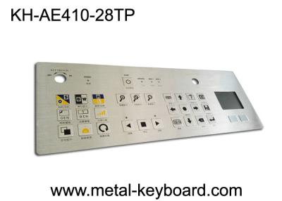 China IP65 Staubdichte robuste industrielle Metall-Edelstahl-Tastatur mit Touchpad zu verkaufen